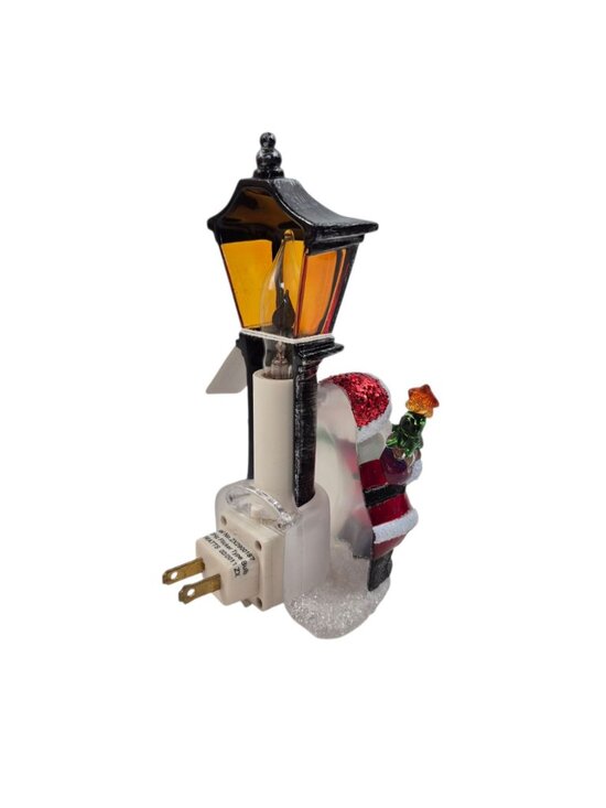 Roman Inc Night Light Snowman Santa Christmas Holiday Decor Swivel Plug NIB - Picture 4 of 10